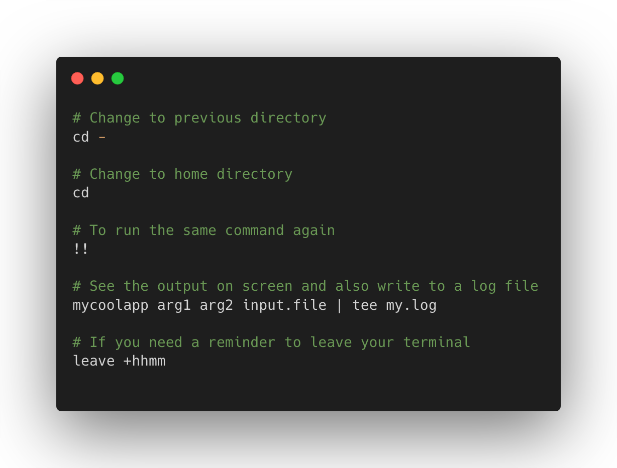 Go back to previous directory in Terminal